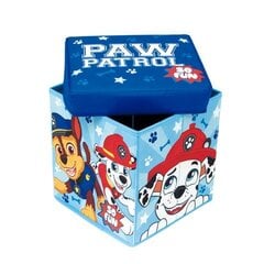 Paw Patrol konteiners rotaļlietām/pufam цена и информация | Ящики для вещей | 220.lv