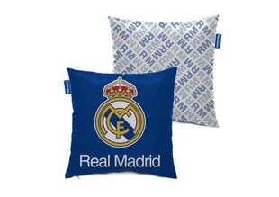 Подушка Real Madrid из микрофибры 40x40см цена и информация | Декоративные подушки и наволочки | 220.lv