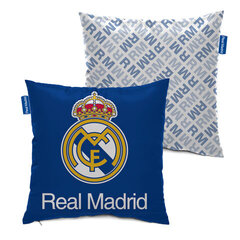 Подушка Real Madrid из микрофибры 40x40см цена и информация | Декоративные подушки и наволочки | 220.lv