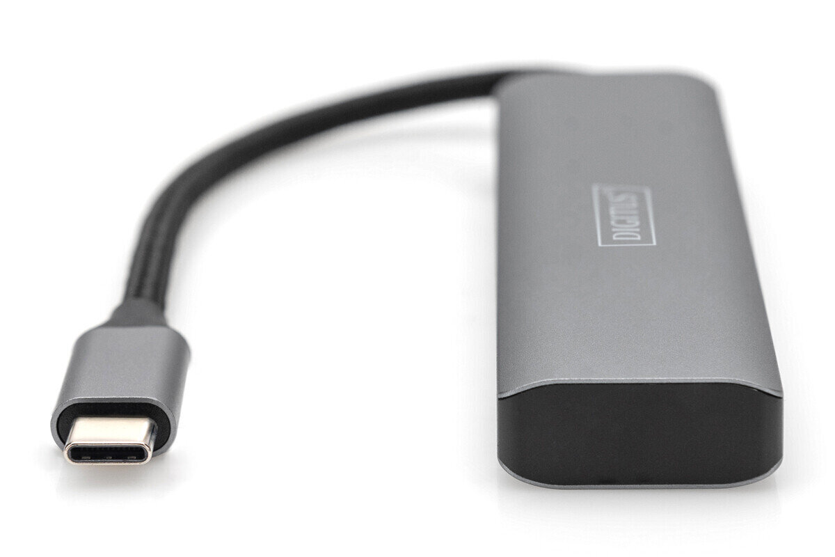 Adapteris Digitus DA-70245, 2x USB-A, 2x USB-C цена и информация | Adapteri un USB centrmezgli | 220.lv