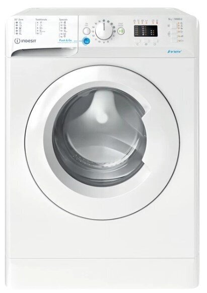 INDESIT BWSA 61251 W EU N цена и информация | Veļas mašīnas | 220.lv