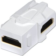 HDMI Female to Female 90 Degree Keystone Lindy 60490 цена и информация | Адаптеры и USB разветвители | 220.lv