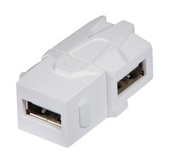 USB A to A 90 Degree Keystone Lindy 60491 цена и информация | Адаптеры и USB разветвители | 220.lv