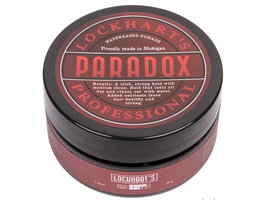 Lockharts Professional Paradox Waterbased Pomade Travel Size, 35 g (1.25oz) cena un informācija | Matu veidošanas līdzekļi | 220.lv