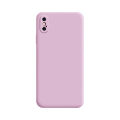 Silikona apvalks priekš iPhone Xs Max (6,5″) – Gaiši violets цена и информация | Чехлы для телефонов | 220.lv