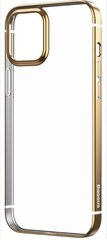 Silikona korpuss Baseus Shining Case (pret krišanas) zelta krāsā priekš iPhone 12/12Pro cena un informācija | Telefonu vāciņi, maciņi | 220.lv