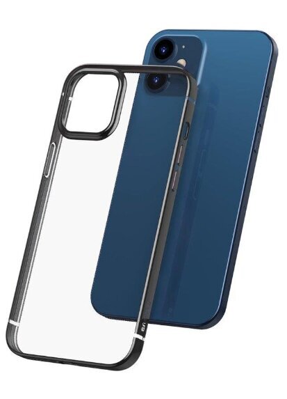 Silikona maciņš Baseus Shining Case (pret krišanas) melns priekš iPhone 12/12Pro cena un informācija | Telefonu vāciņi, maciņi | 220.lv