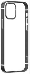 Silikona maciņš Baseus Shining Case (pret krišanas) melns priekš iPhone 12/12Pro cena un informācija | Telefonu vāciņi, maciņi | 220.lv