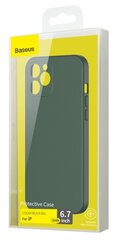 Baseus Liquid iPhone 12 pro MAX aizsargmaciņš, tumši zaļš цена и информация | Чехлы для телефонов | 220.lv