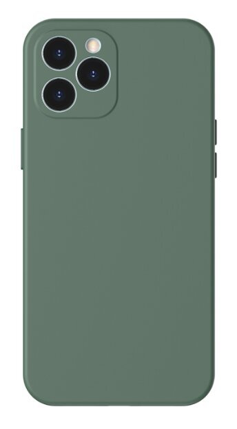 Baseus Liquid iPhone 12 pro MAX aizsargmaciņš, tumši zaļš cena un informācija | Telefonu vāciņi, maciņi | 220.lv