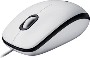 Datorpele Logitech M100 White cena un informācija | Logitech Datortehnika | 220.lv