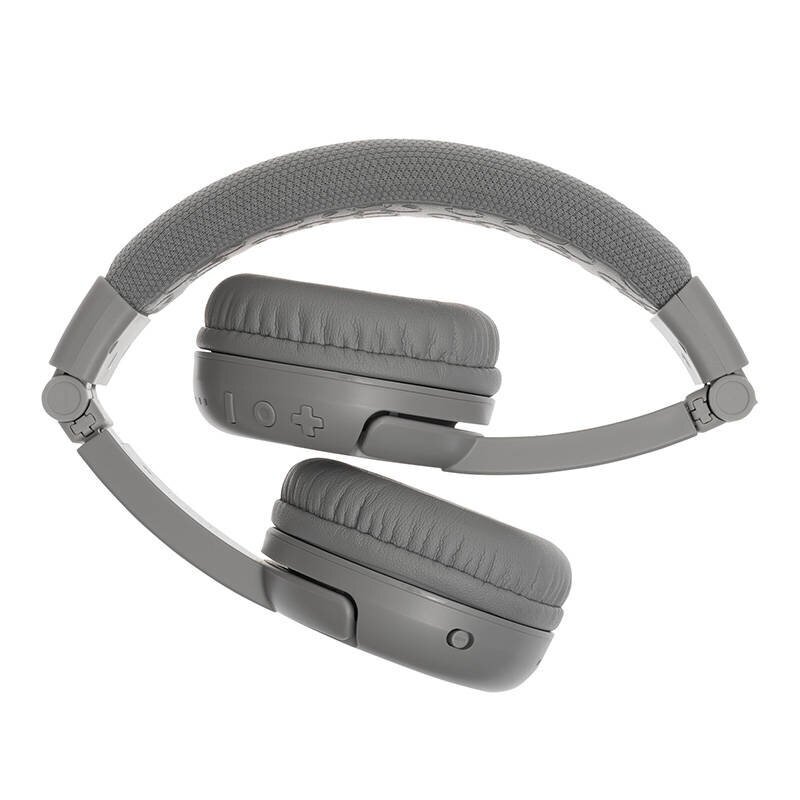 BuddyPhones kids headphones wireless PlayPlus (Grey) цена и информация | Austiņas | 220.lv