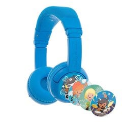 BuddyPhones kids headphones wireless PlayPlus (Blue) cena un informācija | Austiņas | 220.lv