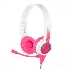 BuddyPhones kids headphones wired StudyBuddy (Pink) cena un informācija | Austiņas | 220.lv