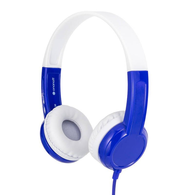 BuddyPhones kids headphones wired Discover (Blue) cena un informācija | Austiņas | 220.lv