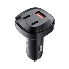 Auto lādētājs ACEFAST USB-A + 2x USB-C QC4.0 PD66W PPS AFC FCP цена и информация | Зарядные устройства для телефонов | 220.lv