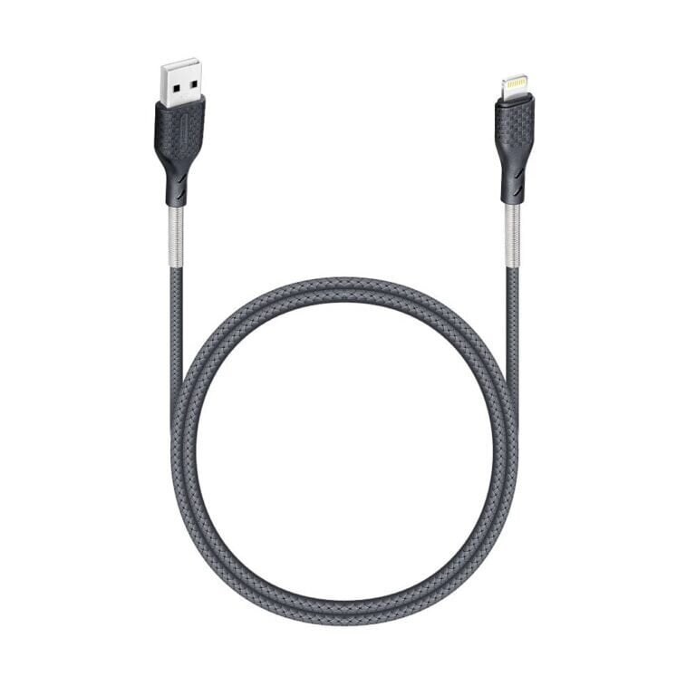 FORCELL Carbon lādēšanas vads USB to Lightning 8-pin 2,4A CB-01A (1m) cena un informācija | Savienotājkabeļi | 220.lv