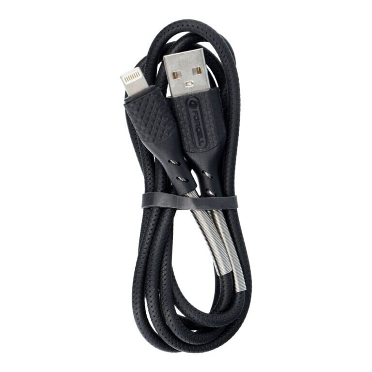 FORCELL Carbon lādēšanas vads USB to Lightning 8-pin 2,4A CB-01A (1m) cena un informācija | Savienotājkabeļi | 220.lv