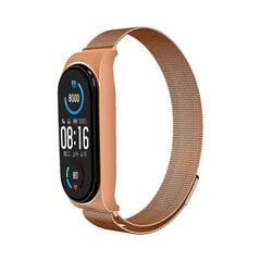 Силиконовый ремешок Xiaomi Mi Band 5/6/7 - Светло-розовый цена и информация | Аксессуары для смарт-часов и браслетов | 220.lv