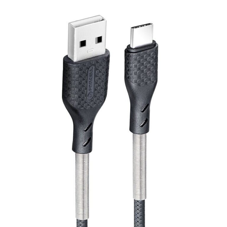 Lādēšanas vads FORCELL Carbon USB to Type C 2.0 2,4A CB-02A (1m) cena un informācija | Savienotājkabeļi | 220.lv