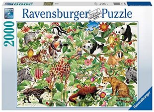 Puzle Ravensburger Džungļi, 2000 d. цена и информация | Пазлы | 220.lv