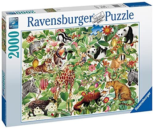 Puzle Ravensburger Džungļi, 2000 d. cena un informācija | Puzles, 3D puzles | 220.lv