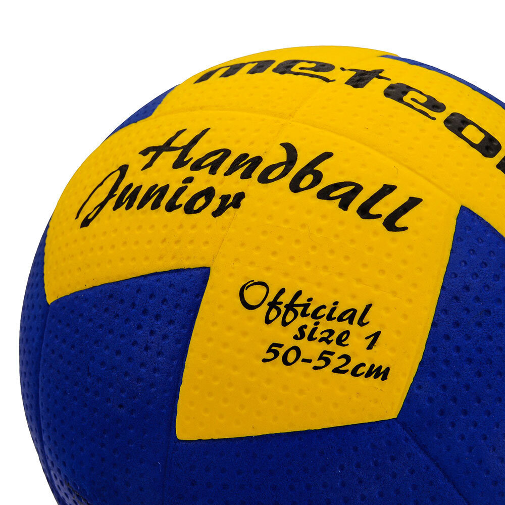 Handbola bumba Meteor Nuage junior 1 blue / yellow cena un informācija | Handbols | 220.lv