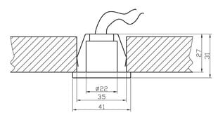 Candellux подвесной светильник PO-05 цена и информация | Люстры | 220.lv