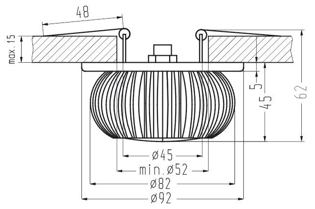 Candellux griestu lampa SA-09 цена и информация | Griestu lampas | 220.lv