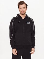 PUMA Bmw M Hooded Sweat Jacket Black 234237395 cena un informācija | Vīriešu jakas | 220.lv