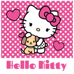 Hello Kitty dvielis 30x30 цена и информация | Полотенца | 220.lv