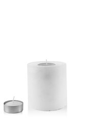Svece - laterna, 120x120 cm, balta цена и информация | Подсвечники, свечи | 220.lv