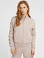 GUESS JEANS Britney Full Zip Posh Taupe 563935213 цена и информация | Sieviešu džemperi | 220.lv