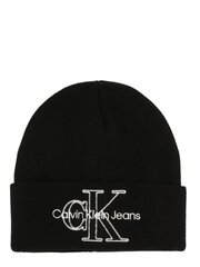 CALVIN KLEIN Beanie + Scarf Black 545005575 цена и информация | Женские шапки | 220.lv