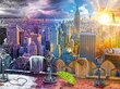 Puzle Ravensburger Dienas un nakts Ņujorkas panorāma, 1500 d. cena un informācija | Puzles, 3D puzles | 220.lv