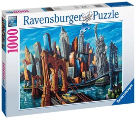 Puzle Ravensburger New York, 1000 d. cena un informācija | Puzles, 3D puzles | 220.lv