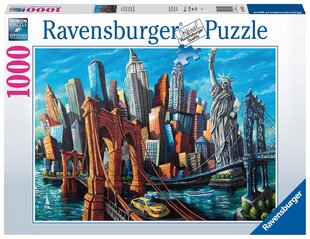 Puzle Ravensburger New York, 1000 d. cena un informācija | Puzles, 3D puzles | 220.lv