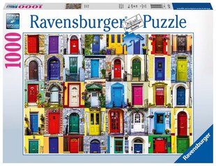 Puzle Ravensburger Pasaules durvis, 1000 d. cena un informācija | Puzles, 3D puzles | 220.lv