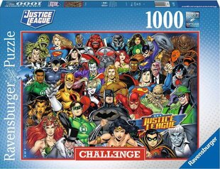 Puzle Ravensburger DC Comics Challenge 1000 d. cena un informācija | Puzles, 3D puzles | 220.lv