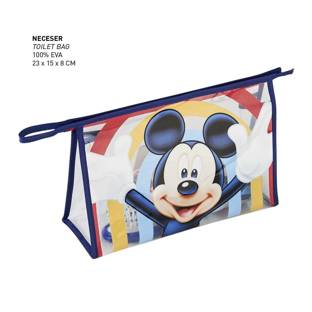 Mickey Mouse Tualetes piederumu komplekts bērniem, zils cena un informācija | Koferi, ceļojumu somas | 220.lv