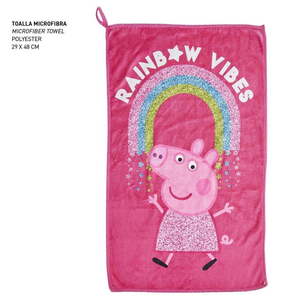 Peppa Pig tualetes soma ar piederumiem, Rozā cena un informācija | Koferi, ceļojumu somas | 220.lv