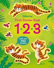 First Sticker Book 123 cena un informācija | Grāmatas mazuļiem | 220.lv