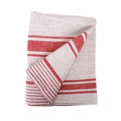 Льняное одеяло Norravilla Village Burgundy, 250x140 см. цена и информация | Покрывала, пледы | 220.lv