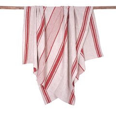Льняное одеяло Norravilla Village Burgundy, 250x140 см. цена и информация | Покрывала, пледы | 220.lv