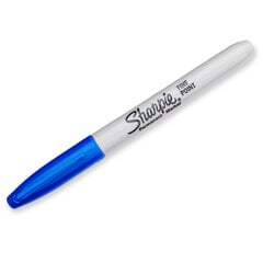 Постоянный маркер Sharpie Fine Point Синий 0,9 mm (12 штук) цена и информация | Канцелярия | 220.lv