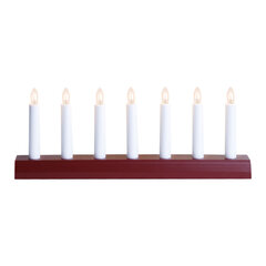 Advent candle IDA H15cm, red цена и информация | Подсвечники, свечи | 220.lv