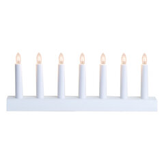 Advent candle IDA H15cm, white цена и информация | Подсвечники, свечи | 220.lv