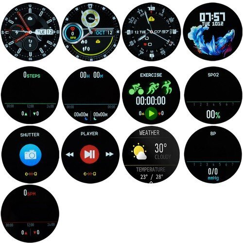 Viedais pulkstenis vīriešiem Ūdensizturīgs GPS sporta pulkstenis Izoxis K27 цена и информация | Viedpulksteņi (smartwatch) | 220.lv
