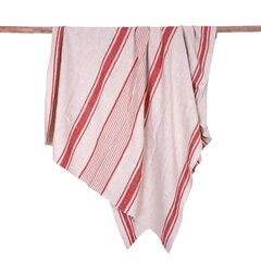 Льняное одеяло Norravilla Village Burgundy, 100x140 см. цена и информация | Покрывала, пледы | 220.lv