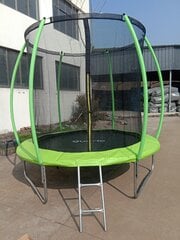 QUURIO JUMP batuts ar tīklu, 240cm, TY3603KOT03 цена и информация | Батуты | 220.lv